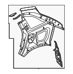 2966302900 - Body: Inner Pillar for Mercedes-Benz: EQS 450 SUV, EQS 450+ SUV, EQS 580 SUV Image image