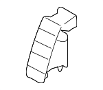 8L8Z19893BC - Body: Louver for Ford Image