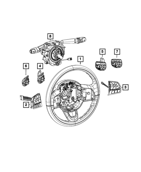 Switches for 2019 Fiat 500X #0