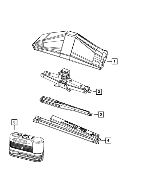 Jack Stowage for 2018 Dodge Grand Caravan #0