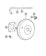 5105153AK - Brakes: Vacuum Supply Hose for Mopar Image
