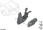 7129904553 - Engine Electrical System: Hex Nut with Plate for BMW Image