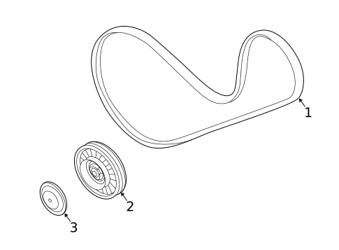 Belts & Pulleys for 2021 BMW 745e xDrive #0