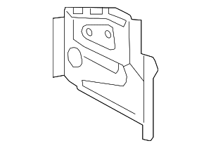 8W0805281D - Body: End Plate for Audi Image