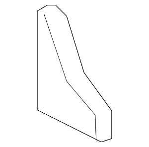 8W0864733 - Body: Frame Side Member Reinforcement Brace for Audi Image