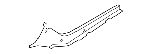 8W0803110 - Body: Rail Extension for Audi Image