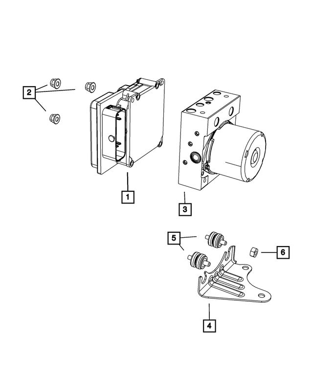 68249498AB - Electrical: Anti-lock Brake System Module for Mopar Image