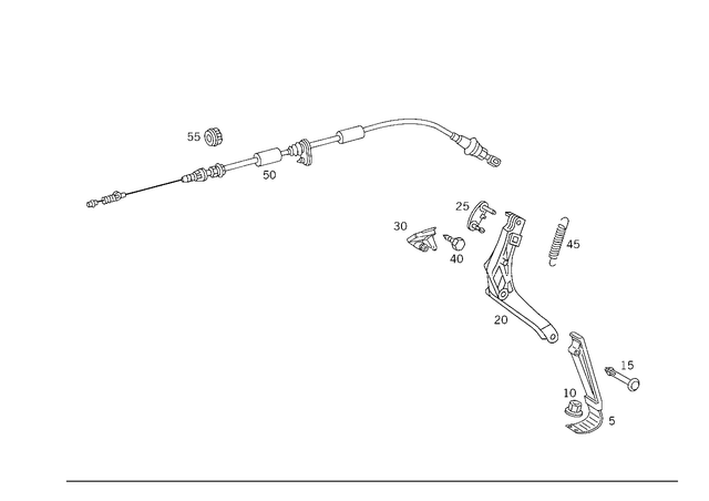 1293010920 - : Lever for Mercedes-Benz: 500SL, 600SL, SL320 Image