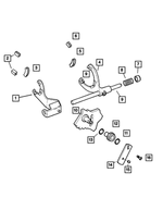 83503515 - Transfer Case Model 241 [DHW]: Shift Fork Spring Cup for Mopar Image
