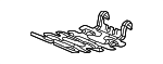 81392TYAA21 - Body: Seat Support for Honda Image