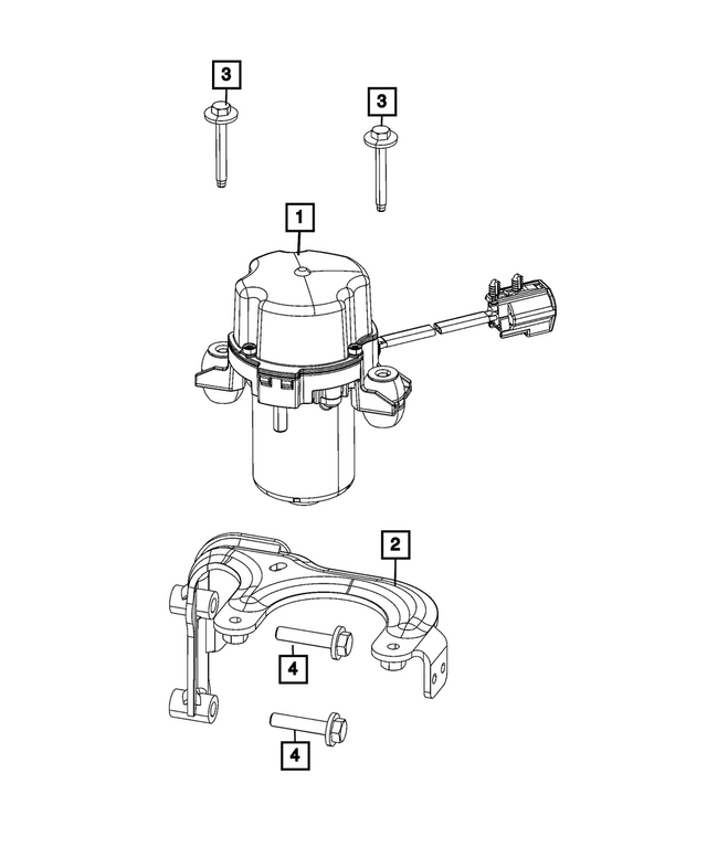 68351611AB - Brakes: Pump Bracket for Mopar Image