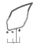 6786175010 - Body: Surround Weather-strip for Lexus: HS250h Image