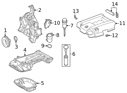 Engine Parts for 2003 Mercedes-Benz SLK320 #1