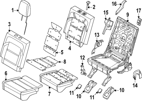 Third Row Seats for 2025 Lincoln Navigator #1