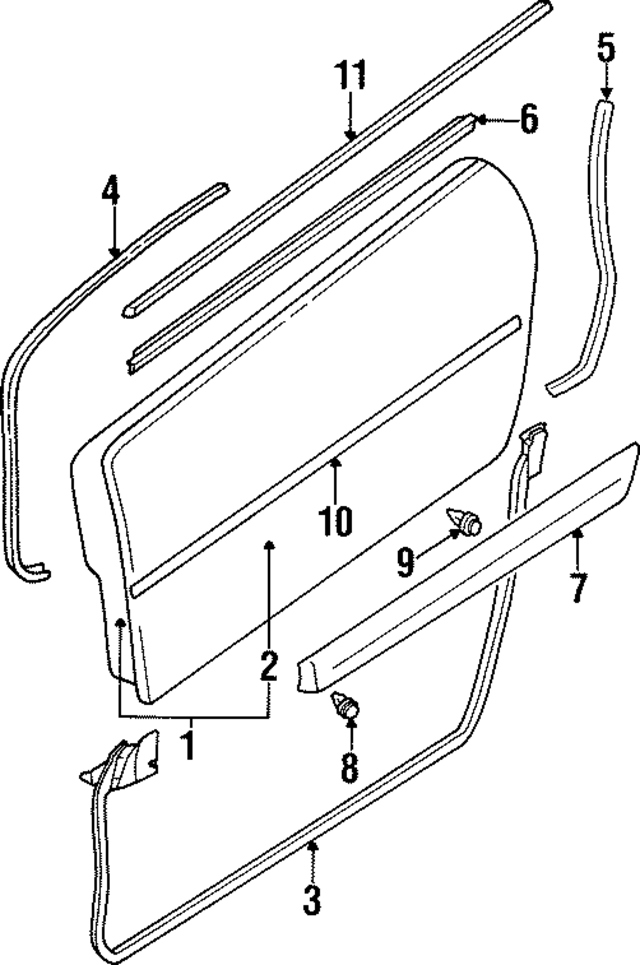 MR199145 - : Ground Effects Clip for Mitsubishi Image
