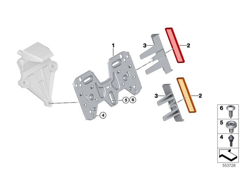 Side Marker Lamps, Reflectors for 2025 BMW-Motorrad R 12 #0