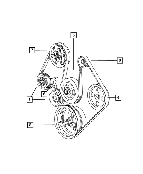 Pulleys and Related Parts for 2010 Dodge Ram 1500 #0