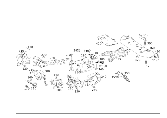 1663320188 - Exhaust System: Screening Plate for Mercedes-Benz Image image