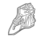 64330TBCA00ZZ - Body: Inner Wheelhouse for Honda: Civic, Insight Image