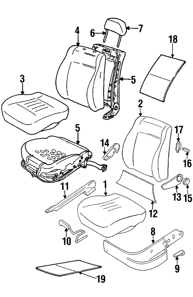 535963557 - : Seat Heater for Volkswagen Image
