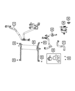 68335897AC - Cooling: Radiator Outlet Hose for Mopar Image