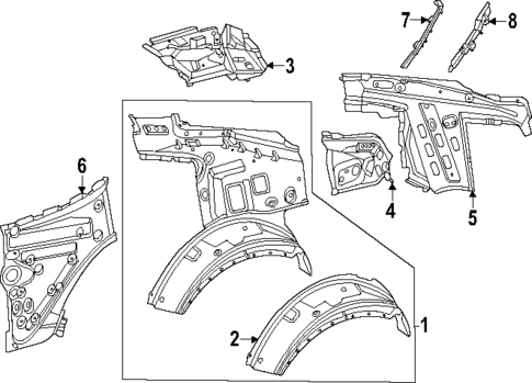 Inner Structure for 2025 Mercedes-Benz CLE300 #0