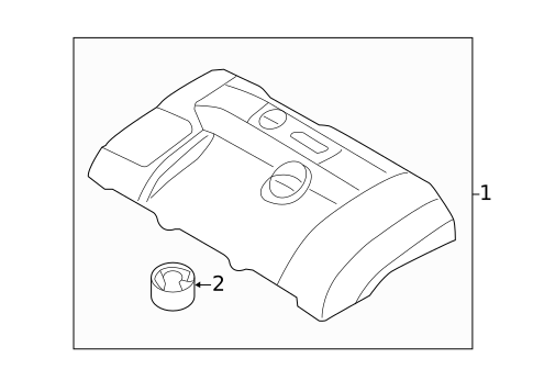 Engine Appearance Cover for 2015 Volvo XC60 #0
