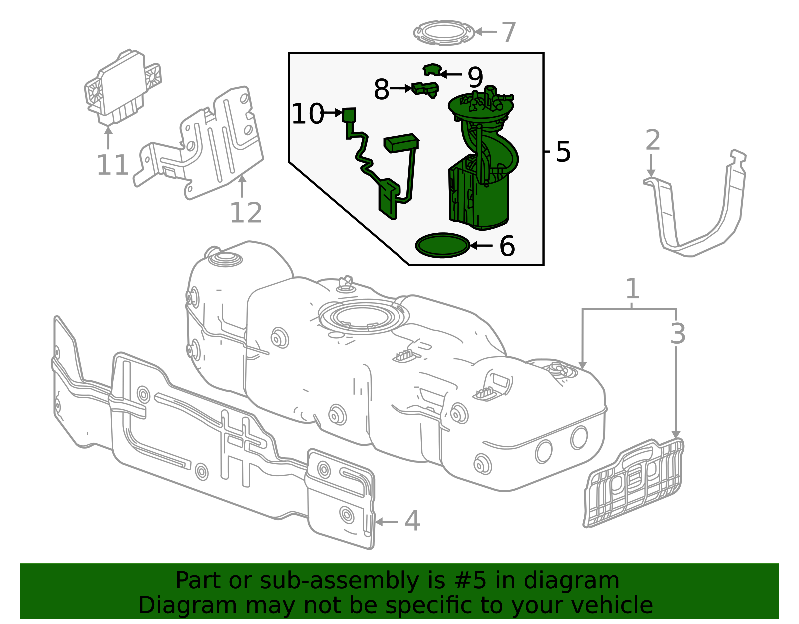 2021-2025 GM Fuel Pump 85543523 GM | GMPartsDirect.com