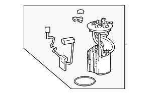 85543523 - : Fuel Pump for Cadillac: Escalade, Escalade ESV | Chevrolet: Suburban, Tahoe | GMC: Yukon, Yukon XL Image