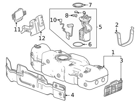 Hardware, Fasteners & Fittings for 2022 Chevrolet Tahoe #0