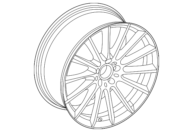 Genuine OEM Amg Multi-Spoke Wheel | 223-401-16-00-64-7X23