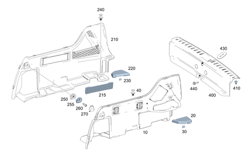 Luggage Compartment Covering for 2025 Mercedes-Benz GLB35 AMG #0