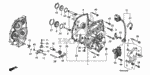 21240RCV010 - Transmission - Automatic: COVER, L. SIDE for Honda Image