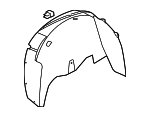 15938665 - Body: Wheelhouse Liner for Cadillac: Escalade | Chevrolet: Tahoe | GMC: Yukon Image