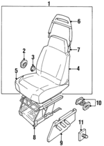 AWR2043SUD - Body: Seat Assembly for Land-Rover Image