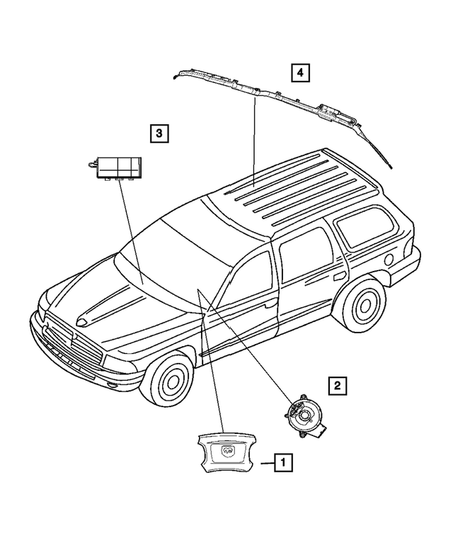 CBXZP811AA - Electrical: Driver Air Bag for Mopar Image image