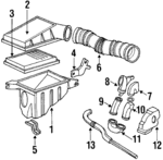 17220PE2305 - : Air Filter for Honda Image