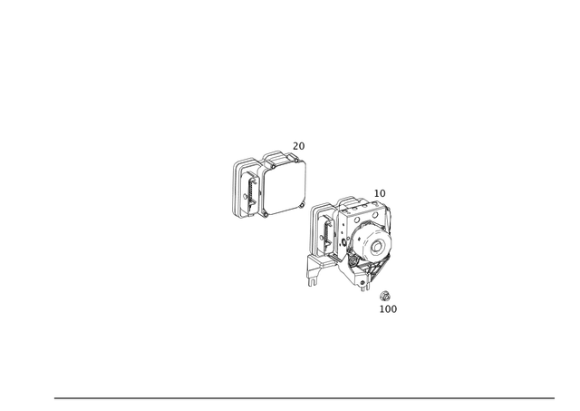 94316512 - Brakes: Hydraulic Unit for Mercedes-Benz Image image