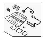 84621FN0000JC - Body: Overhead Console for Subaru Image