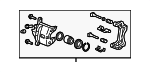 45018SNEA10 - : 2006-2011 Honda Civic - Caliper Sub-Assembly R Front for Honda: Civic Image