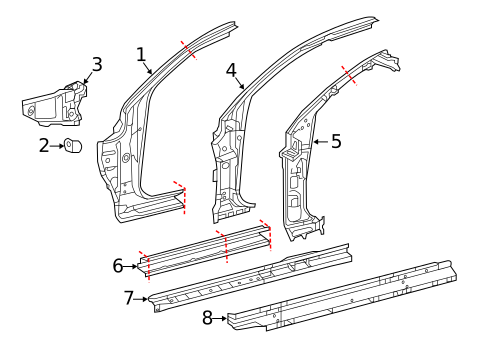 Rocker for 2020 Toyota Tacoma #0