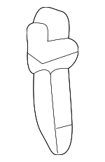 6861750010 - Body: Door Check Pin for Lexus: GS300, GS400, GS430, IS300, LS400, LX470, RX300 Image