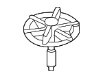 628502K100 - Tire &amp; Wheel: Spare Tire Stud for Kia Image