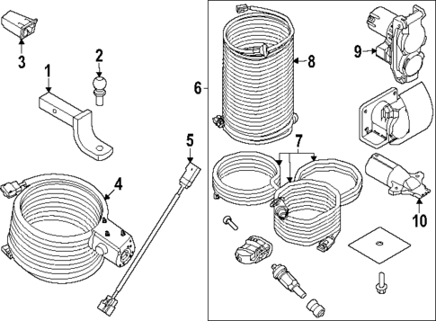 Trailer Hitch Components for 2022 Ford F-150 Lightning #0