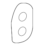 84940FL020 - : Tail Lamp Seal for Subaru: Crosstrek, Impreza Image