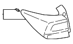 84912FL271 - Electrical: Tail Lamp for Subaru: Crosstrek, Impreza Image