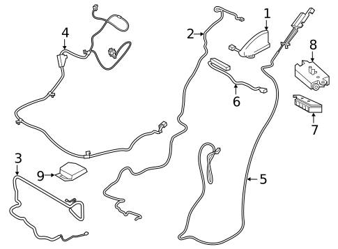 Antenna & Radio for 2021 Ford Edge #0