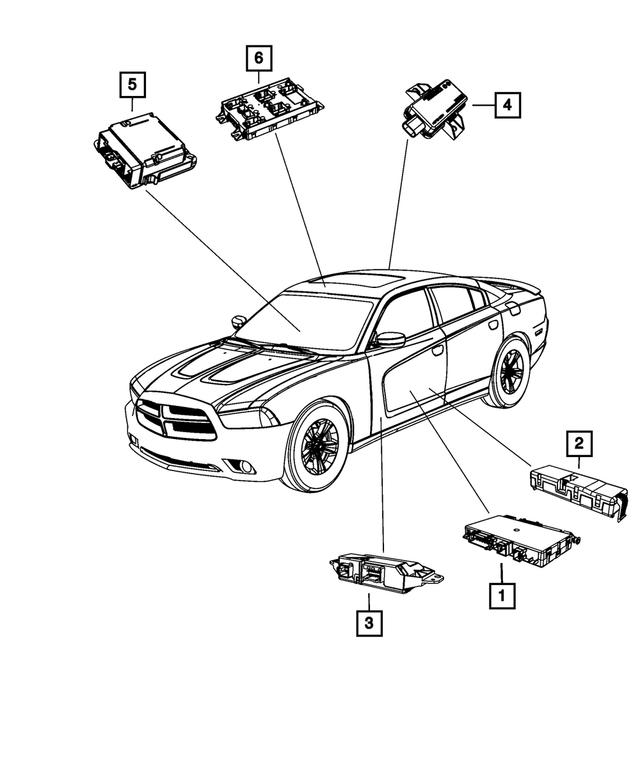 68465834AA - Electrical: Seat Memory Module for Mopar Image image