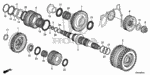 22500RZ2003 - Transmission - Automatic: CLUTCH ASSY., LOW for Honda Image