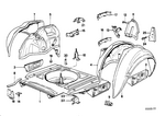 41121916702 - : Bracket Fuel Tank Inner Rear for BMW Image
